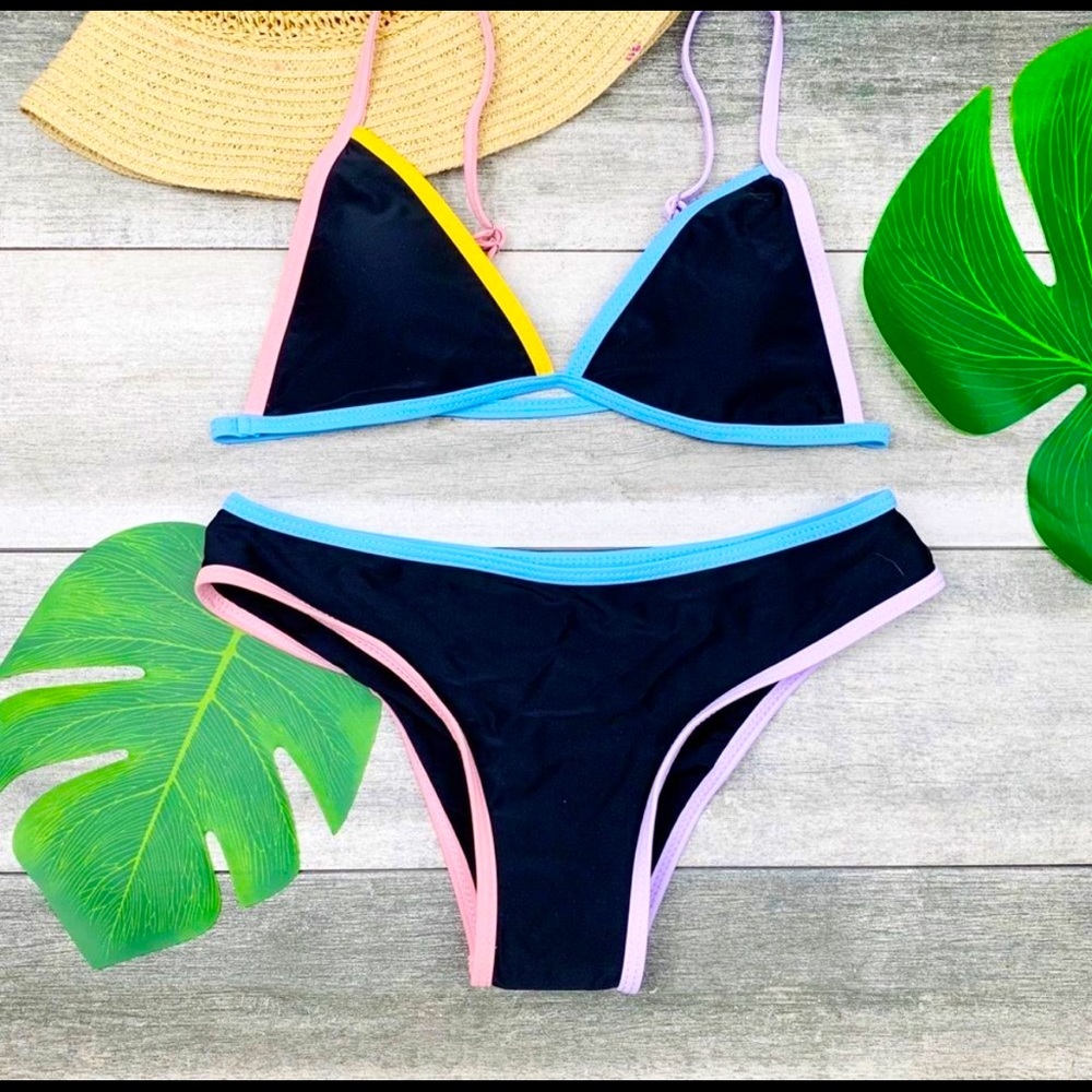 SHEIN triangle bikini set